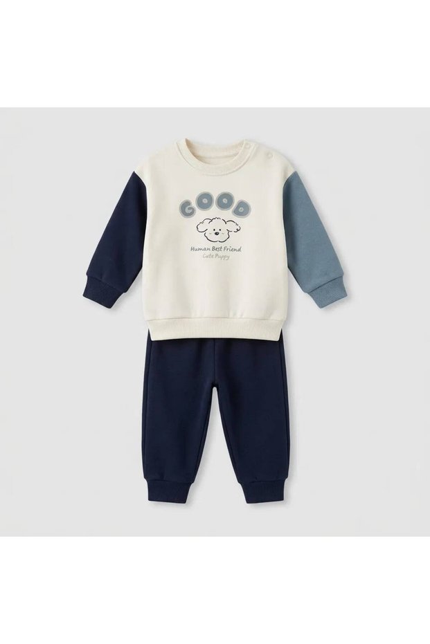 2-Piece Unisex Baby Set Printed 100% Cotton 6-9-12-18-24 Months Top and Bottom 2-Piece Newborn Girl/Boy Baby Set 2 Ip Shardonlu