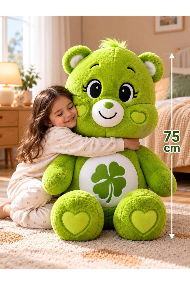 Care Bear Plush Teddy Bear 75 cm Soft Sleeping Companion with Zipper