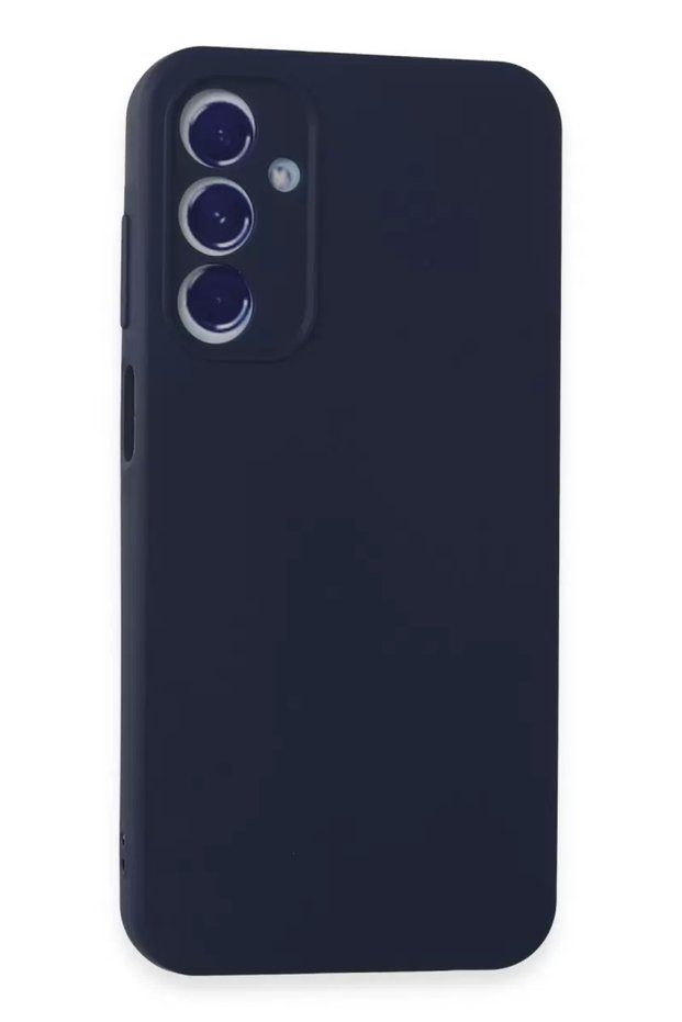 Samsung Galaxy A55 5g Compatible Case First Silicone - Navy Blue