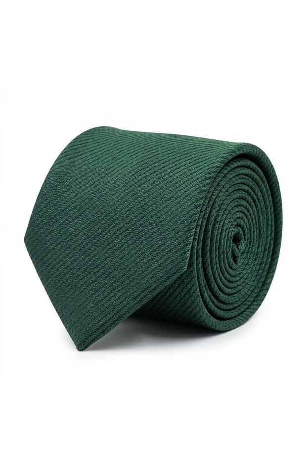 Plain Look Classic with Thin Stripes in Its Own Color - Special Woven Men's Tie