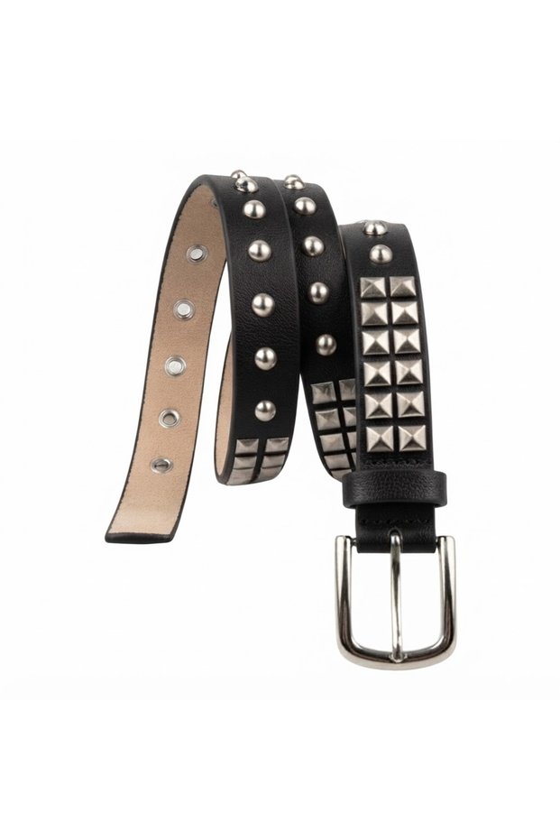 Gothic Punk Rock Gurunge Metallica Emo Style Belt