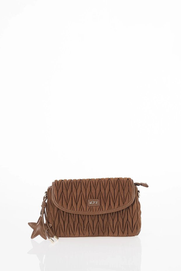 Charm Detailed Covered Bag Bitter Brown