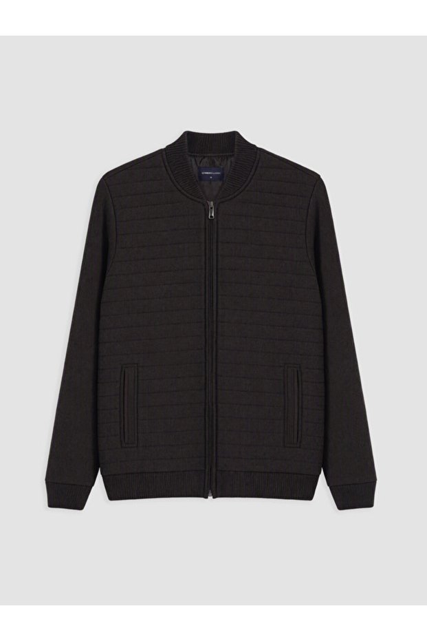 Esvab • Modern & Distinctive Standard Fit College Roba Collar Men's Knitwear Cardigan