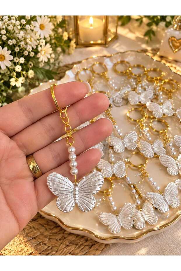 Butterfly Keychain 10 Pieces Without Card