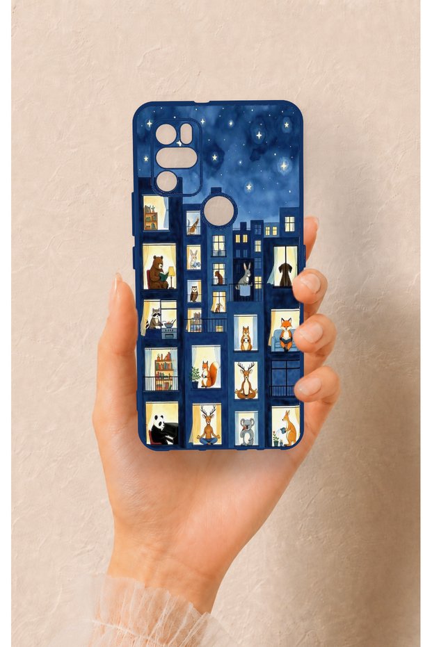 Omix X300 Compatible Starry Apartment Patterned Silicone Case