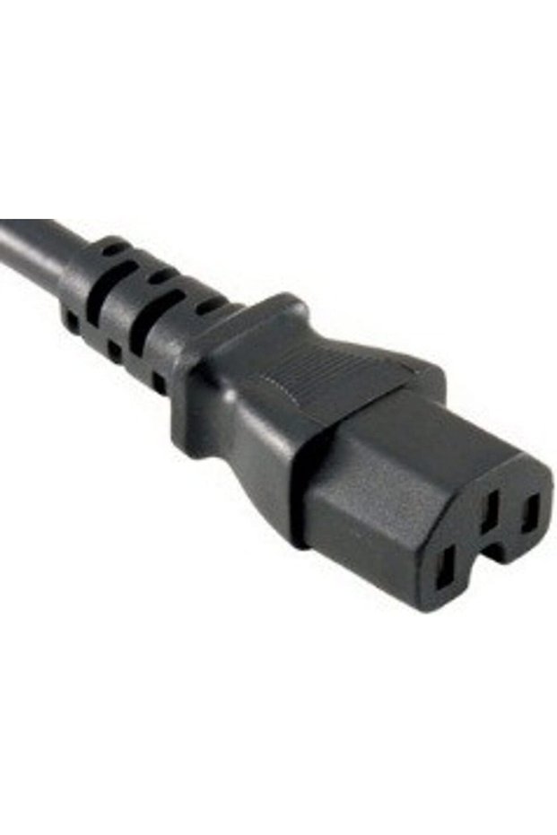 ® C15 Kettle Power Supply Adapter Cord Mains Cable Lead UK Plug with Notch - IEC Socket for Cisco Switches, PC, Monitor Server (1.5 Meter) (5-PACK)