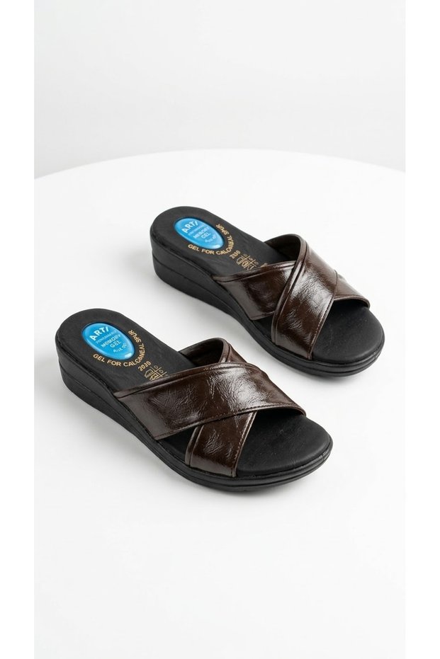 Artı&Jel-5015 Orthopedic Gel Heel Spur Function & Orthopedic Women's Slippers