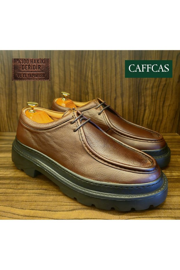 Genuine Leather Floter Brown Handmade Casual Men's Shoes Tokyo