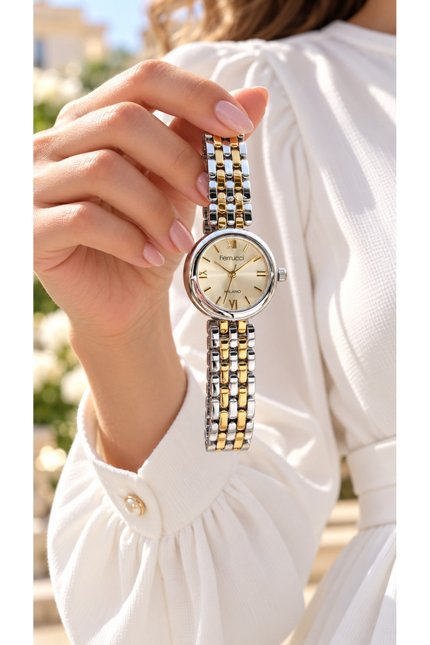 Small Case, Yellow Silver Steel Cord-Yellow Dial-Women's Wristwatch in Stylish Box