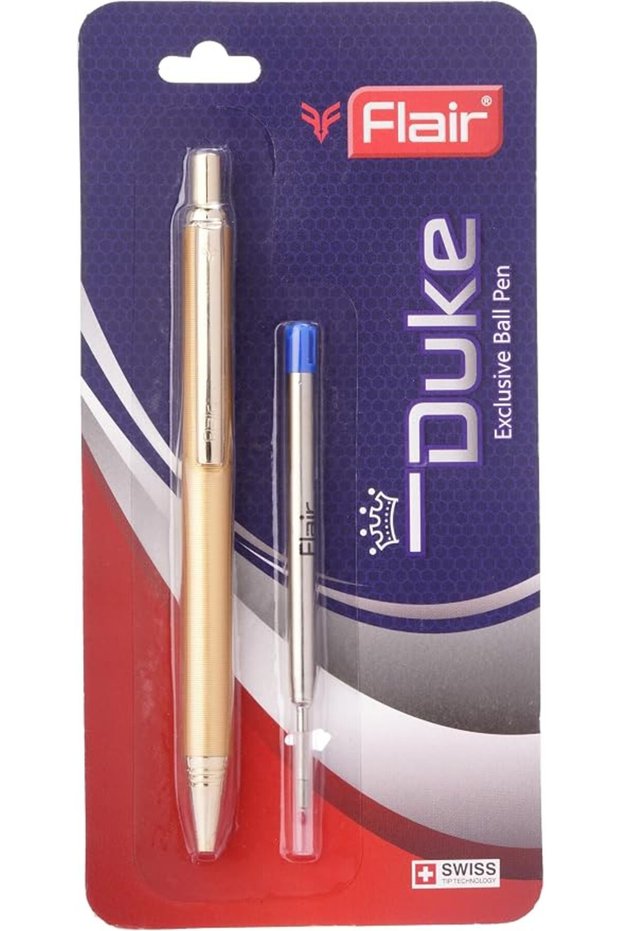 قلم حبر جاف Duke Exclusive مع إعادة تعبئة، أزرق