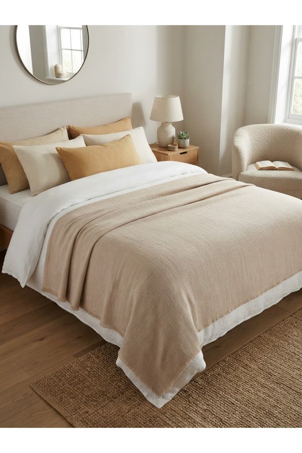 Stylish Design Jacquard Textured Double Pique and Bedspread -