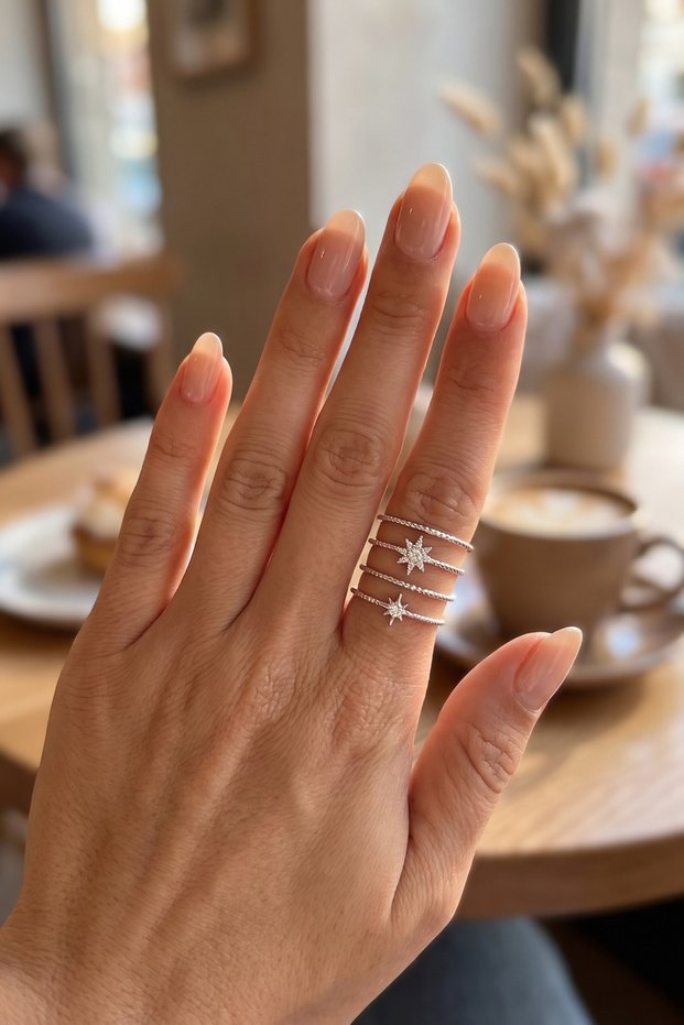Brass Silver Color Spiral Flower Model Women's Ring