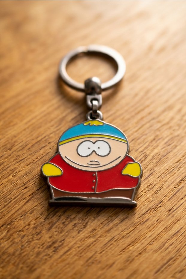 Licensed Cartman Figured Metal Keychain