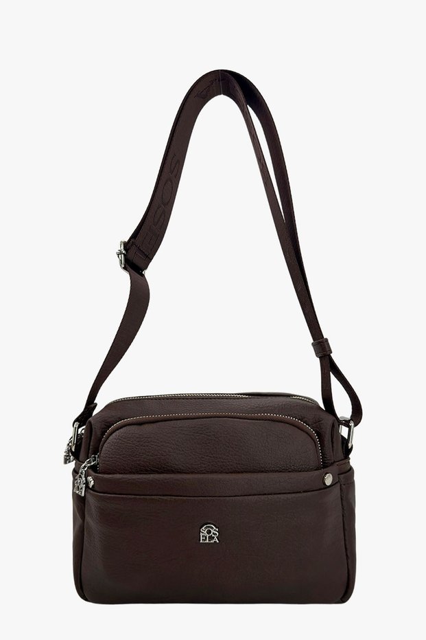 67-7081 Women's Brown Crossbody Bag
