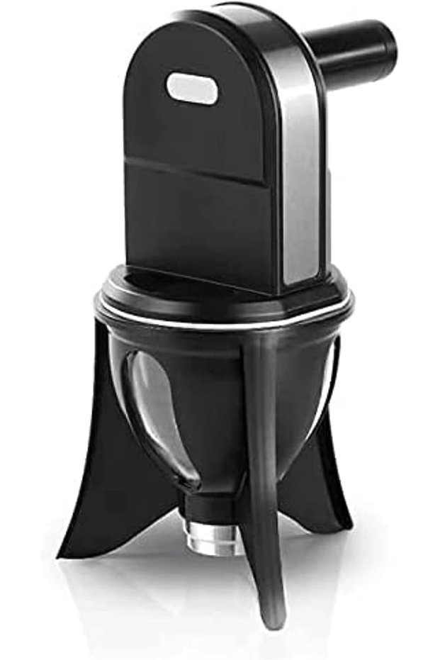 Electric Automatic Luqaimat Maker Machine, Sweet Dumpling Dispenser, Portable Dough Dropper for Donut Balls, Arabic Dessert Maker for Home Kitchen