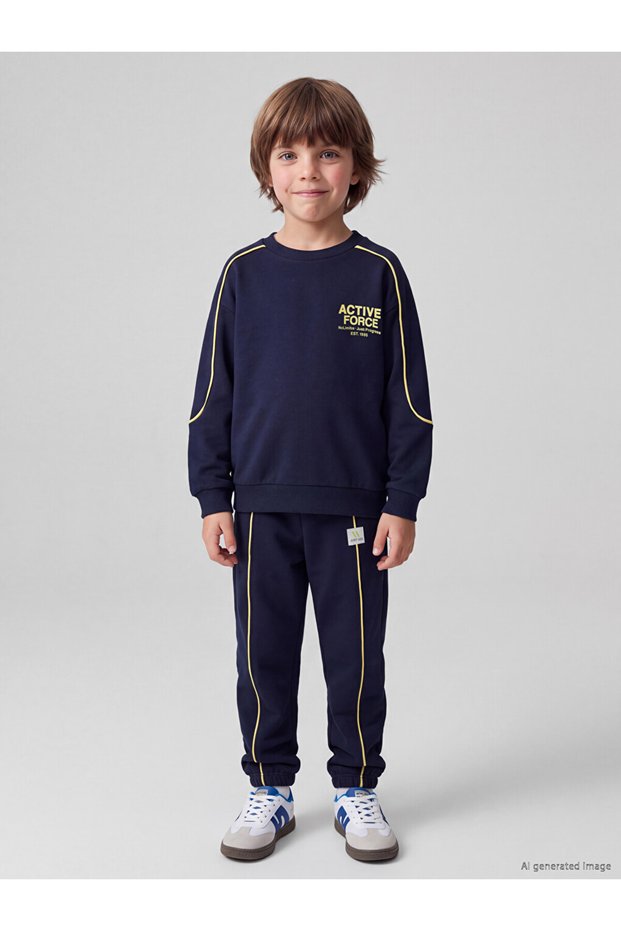 Zero Roba Collar Boys' Sweatshirt from Uzg Store for Style Enthusiasts