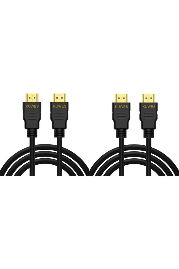 HDMI 2.0 4K @ 60Hz M/M PVC High-Speed HDMI Cable with 24K Gold Plated Connector and Ethernet, 3D Video Support for Projectors, Computers, LED TV and Game consoles MADE IN TAIWAN PACK OF 2 (5 Meter)