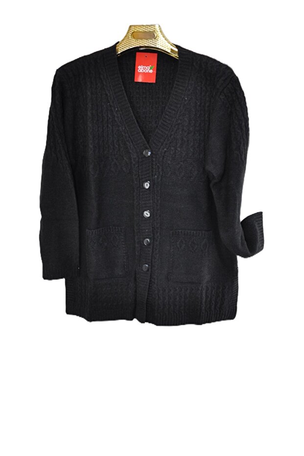 Plus Size Mothers Wool Cardigan