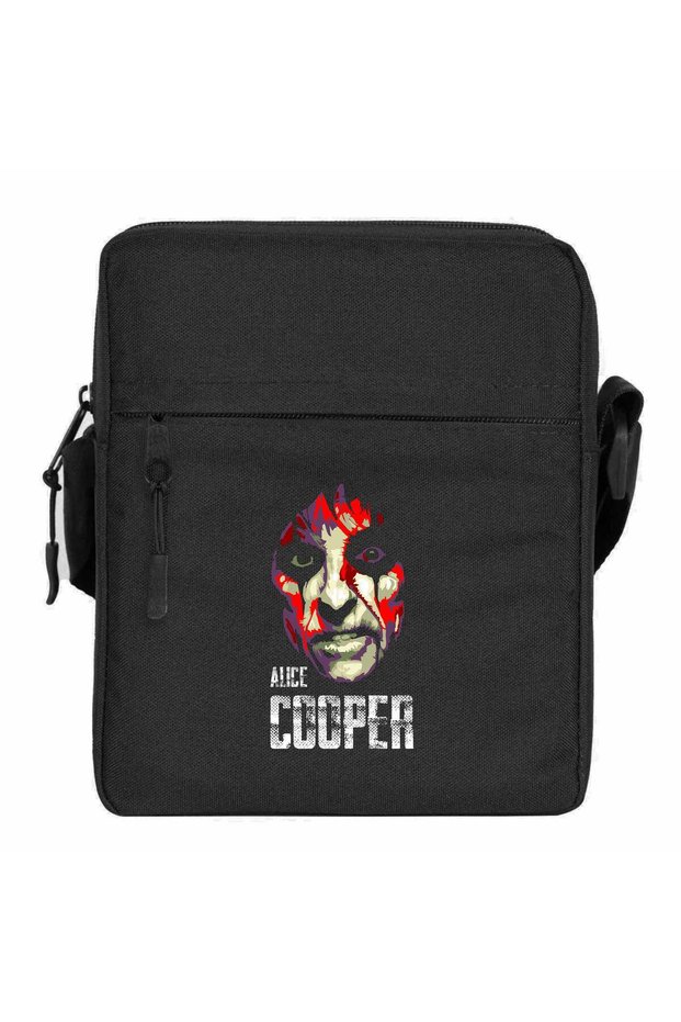 Alice Cooper Silhouette Shoulder Bag Black Color