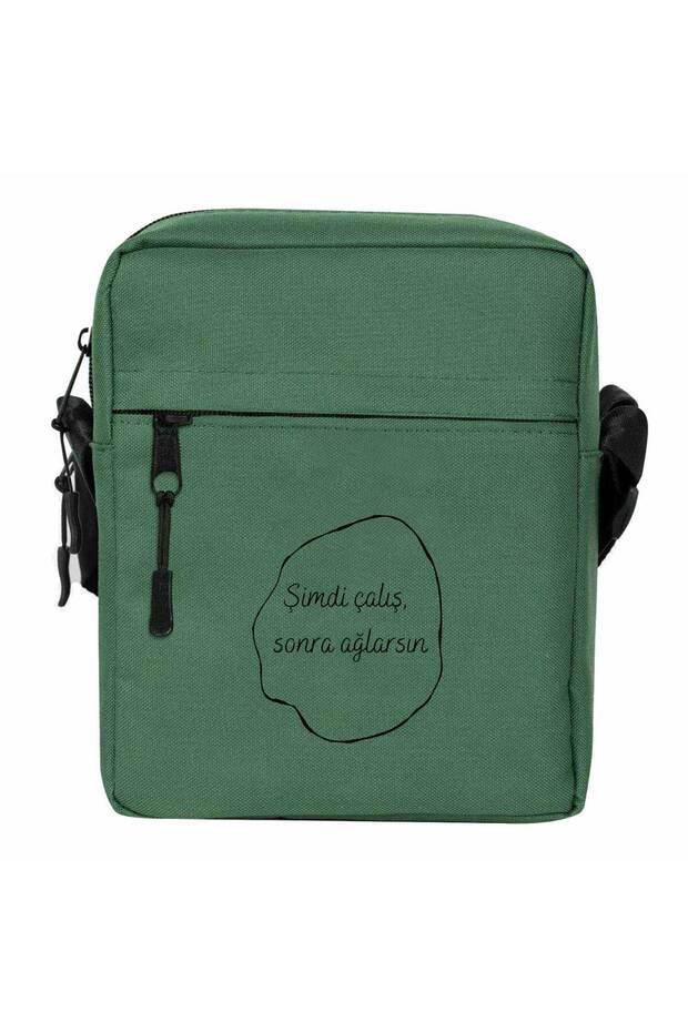 You Cry after Work Shoulder Bag Green Color