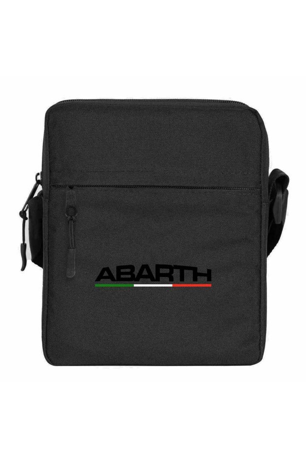 Abarth Text Italy Shoulder Bag Black Color