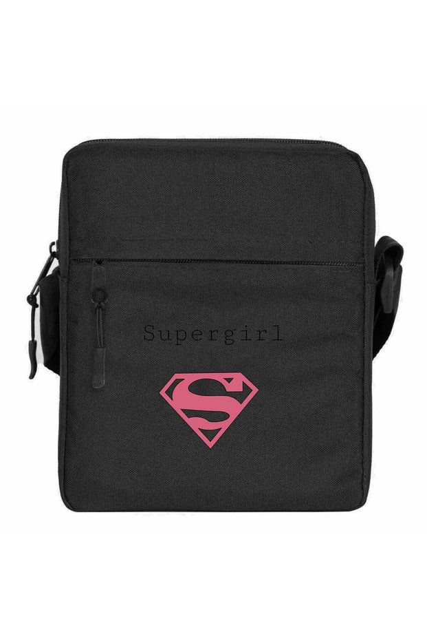Super Girl Shoulder Bag Black Color