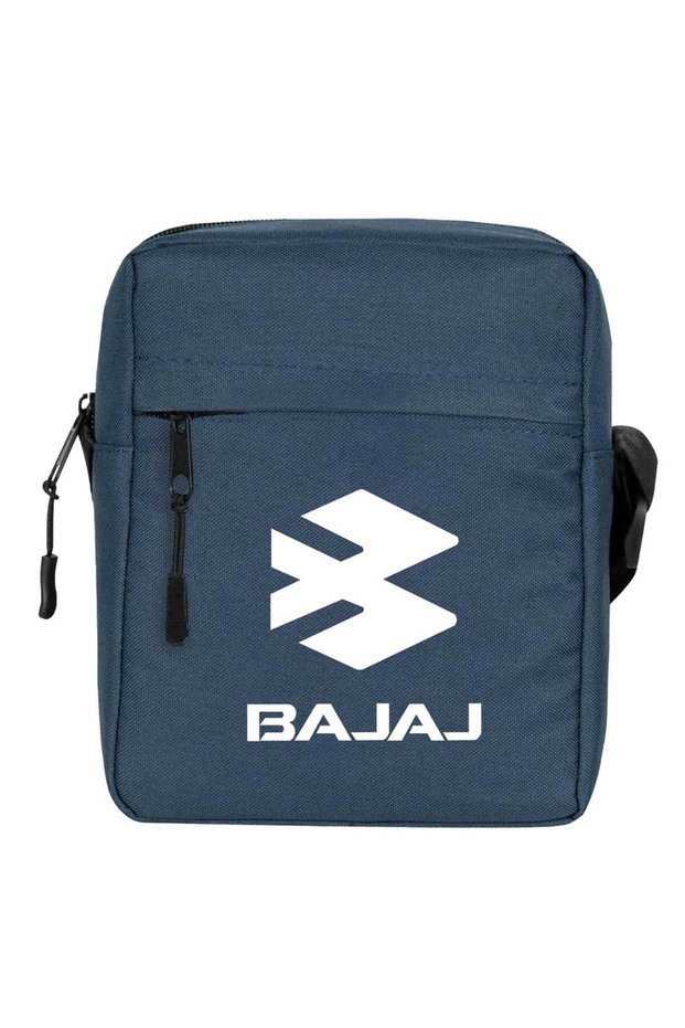 Bajaj White Logo Shoulder Bag Navy Blue Color