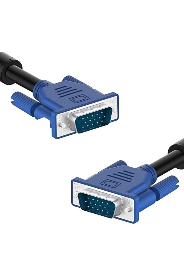 كابل VGA من QUEST، بطول 1.5 متر، أسود/أزرق