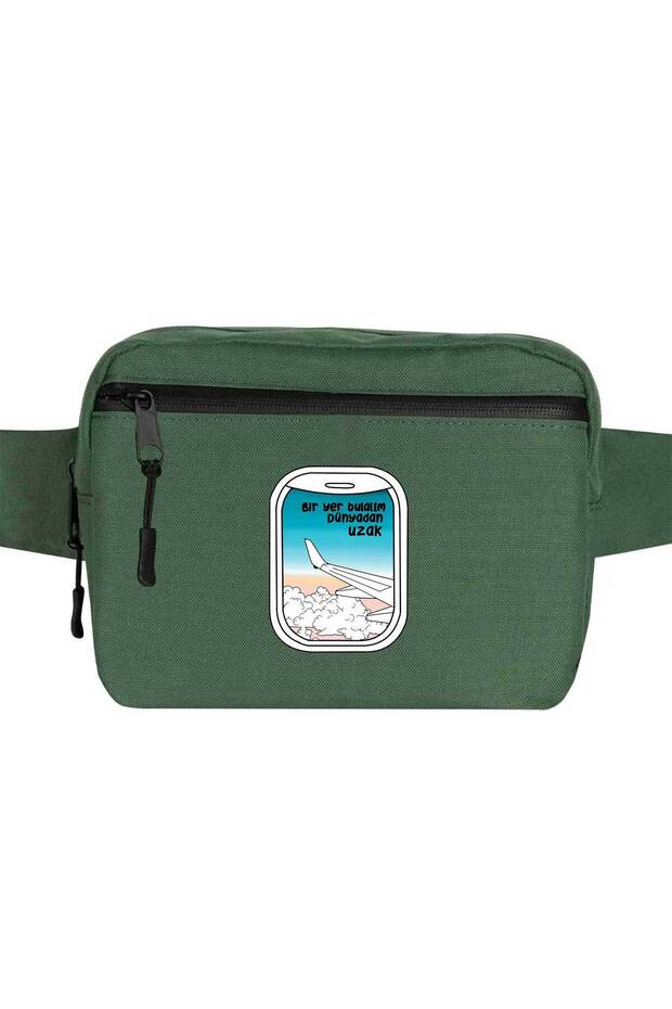 Let's Find a Place Waist Bag Green Color