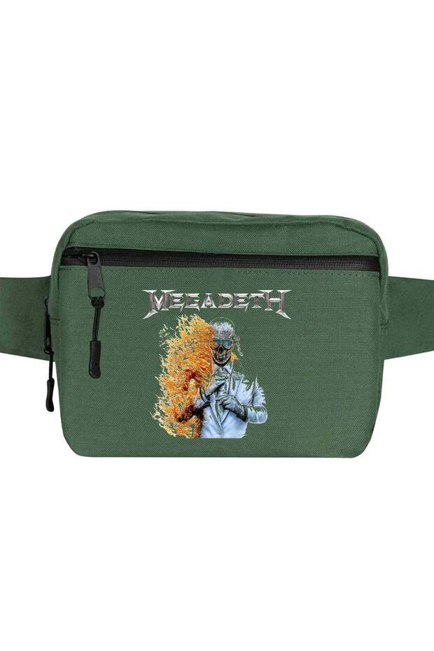 Megadeth Megadeth 2026 Waist Bag Green Color