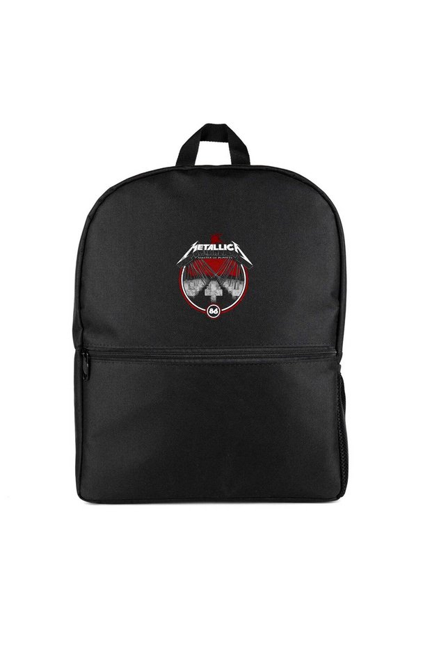 Metallica Master of Puppets Albums Backpack Black Color