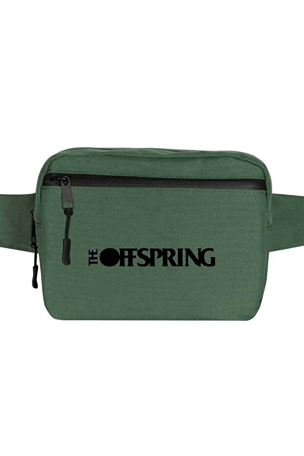 The Offspring Text Backpack Green Color