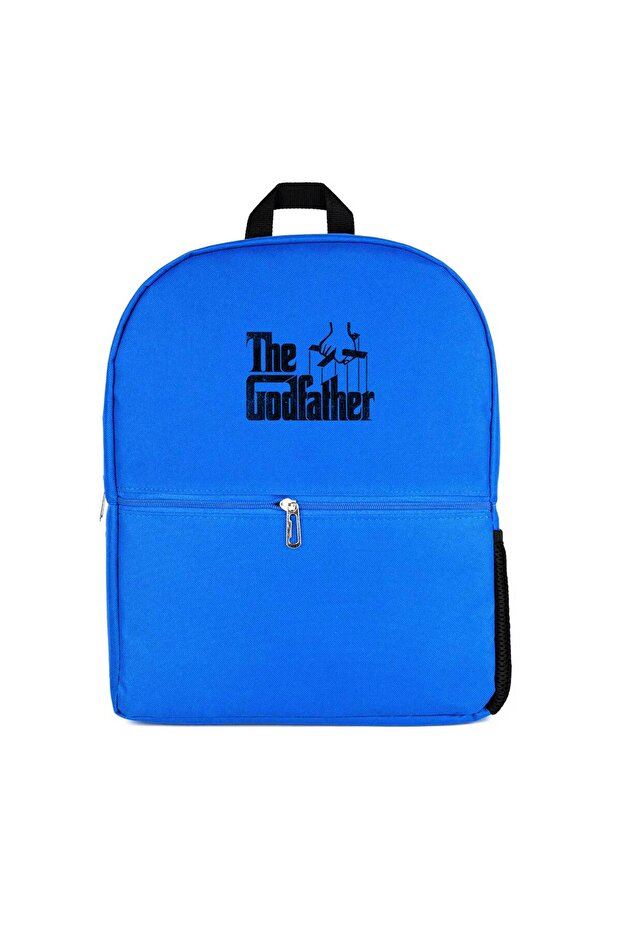 The Godfather Distorted Backpack Blue Color