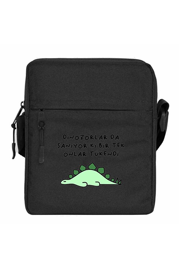 Burnout Syndrome Shoulder Bag Black Color
