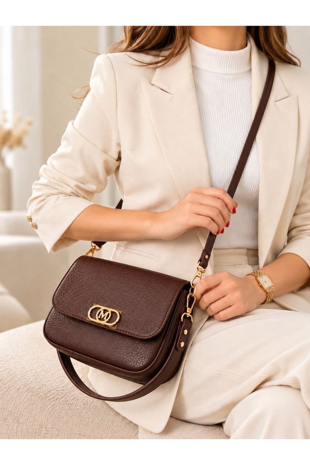 Women's 3-Compartment Shoulder Bag
