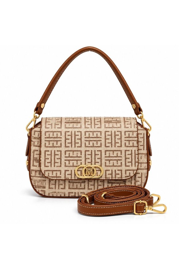 Women's 3-Compartment Shoulder Bag