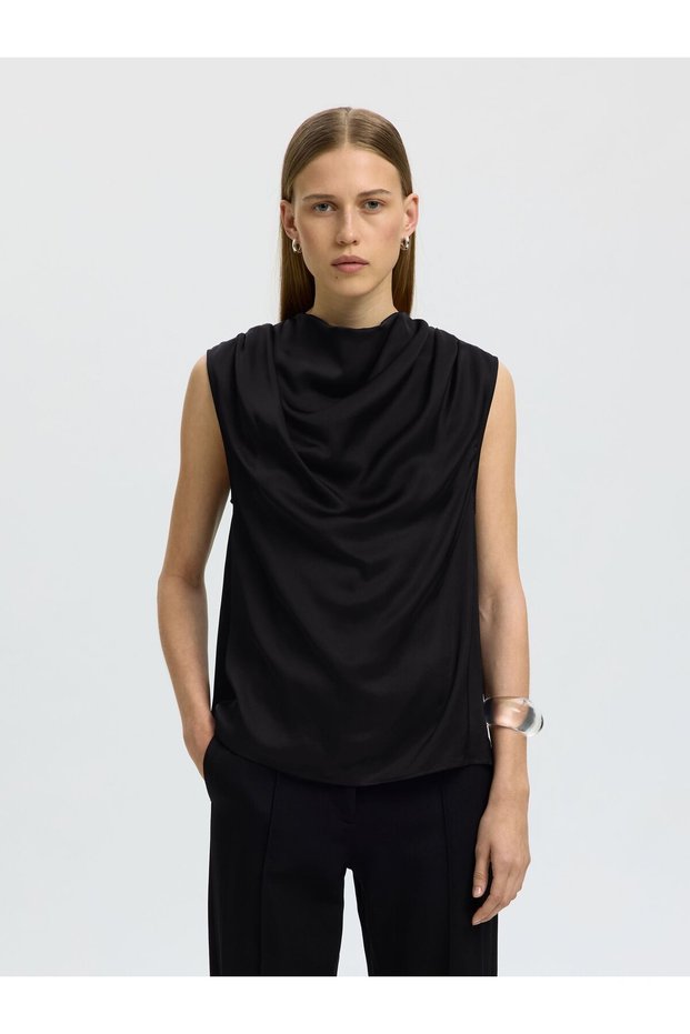 Oberteil Cowl Neck