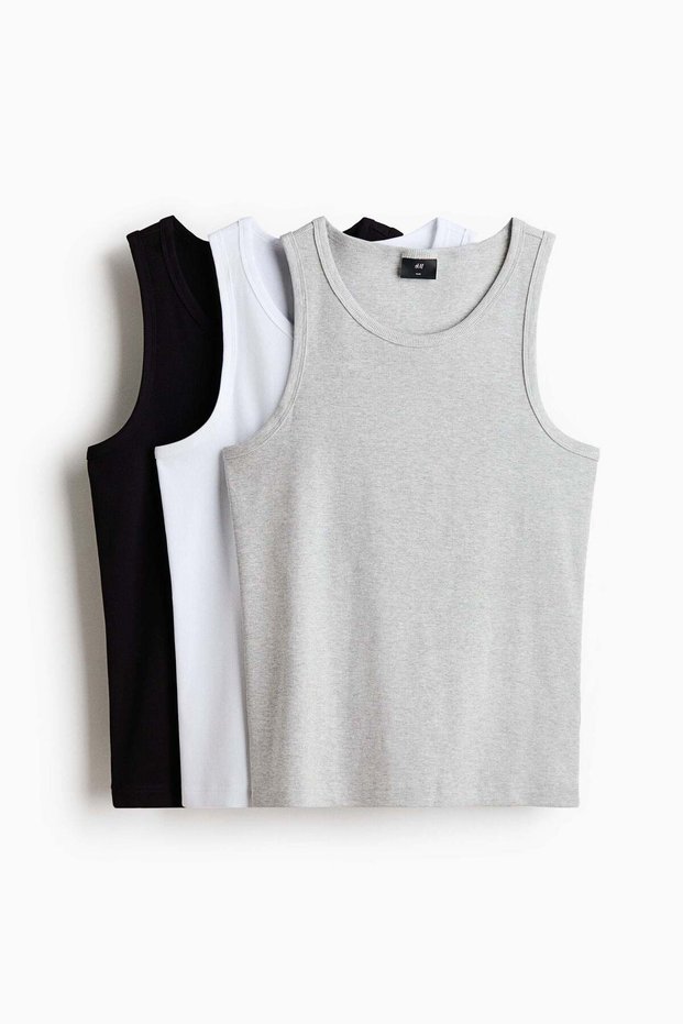 Slim Fit Ribbed vest top