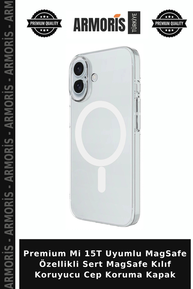 Premium Mi 15t Compatible Magsafe Featured Hard Magsafe Case Protective Mobile Phone Protection Cover