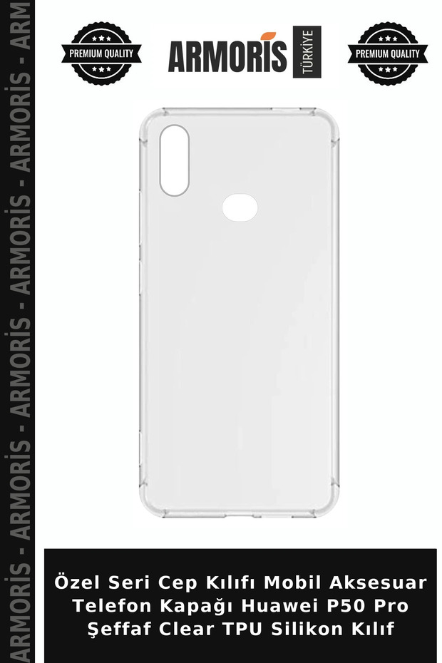 Special Series Pocket Case Mobile Accessory Phone Cover for Huawei P50 Pro Transparent Clear Tpu Silicone Case