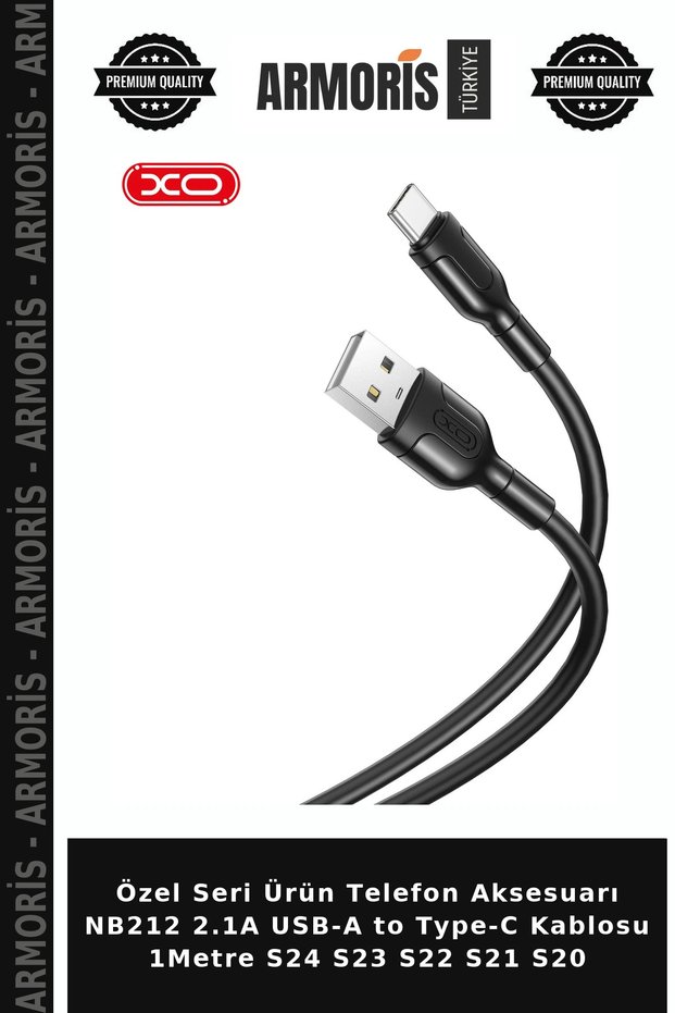 Special Series Product Phone Accessory Nb212 2.1A Usb-A to Type-C Cable 1Meter S24 S23 S22 S21 S20