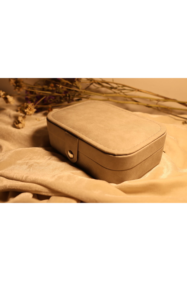 2-Compartment Jewelry Box Travel Case