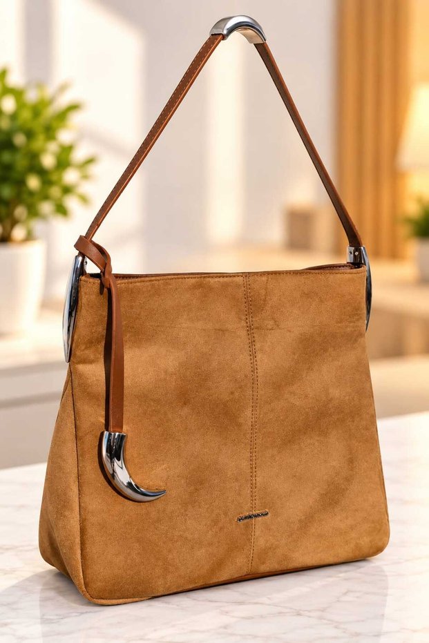 Suede Women's Shoulder Bag 1090