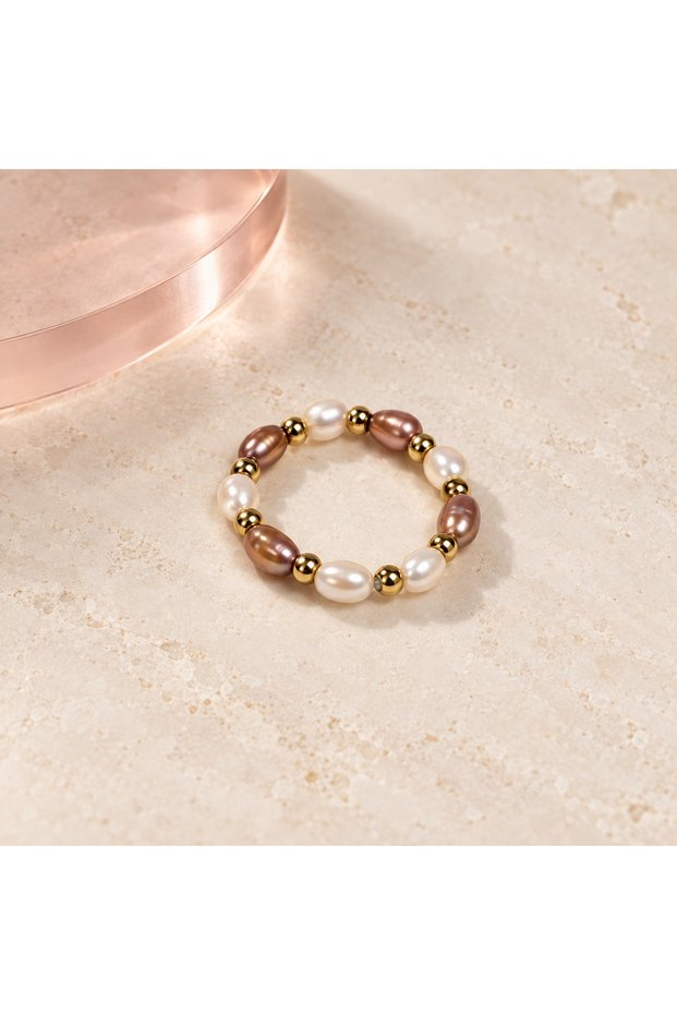 Rosé Pearl Rhythm Ring