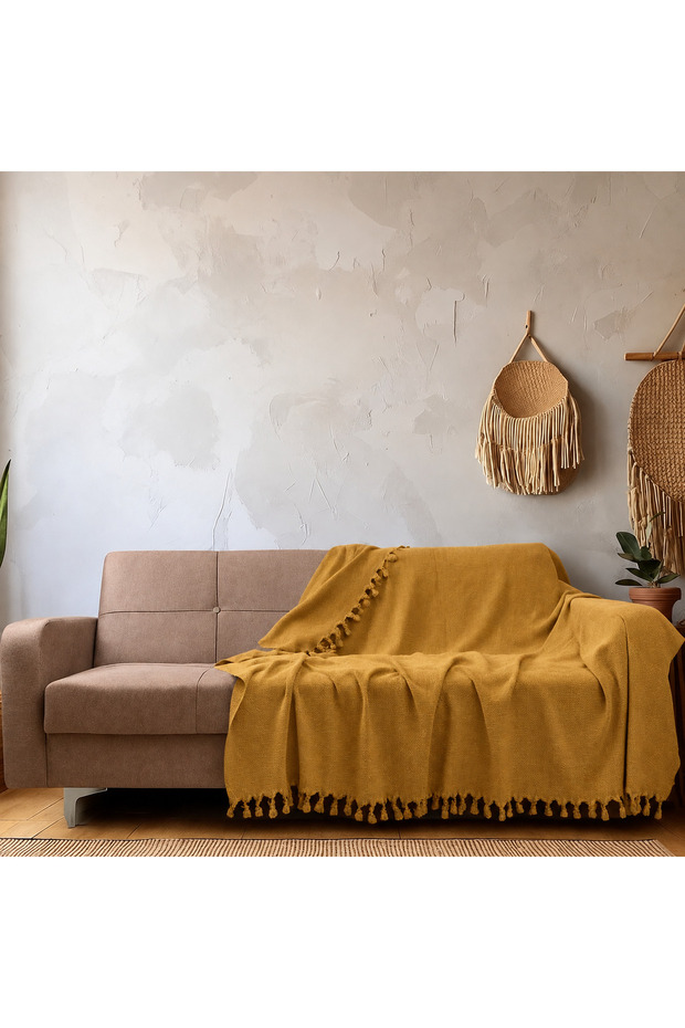 Hand-Tied Natural Sofa Cover 180X210Cm
