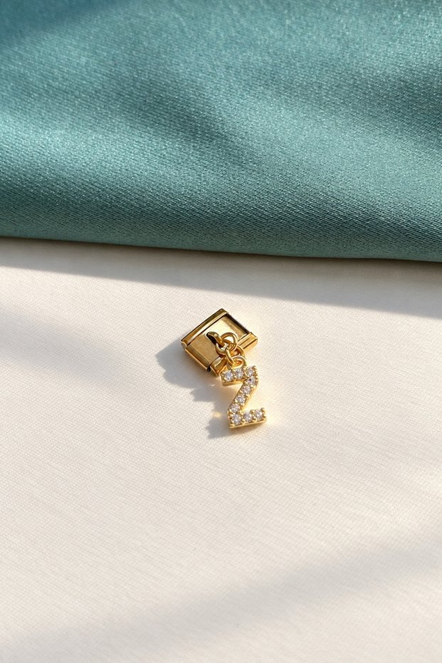 Italian Charm Bracelet Compatible Single Letter Charm