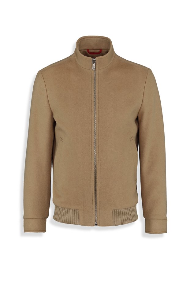 Interview Enrico Camel Men's Cashmere Coat