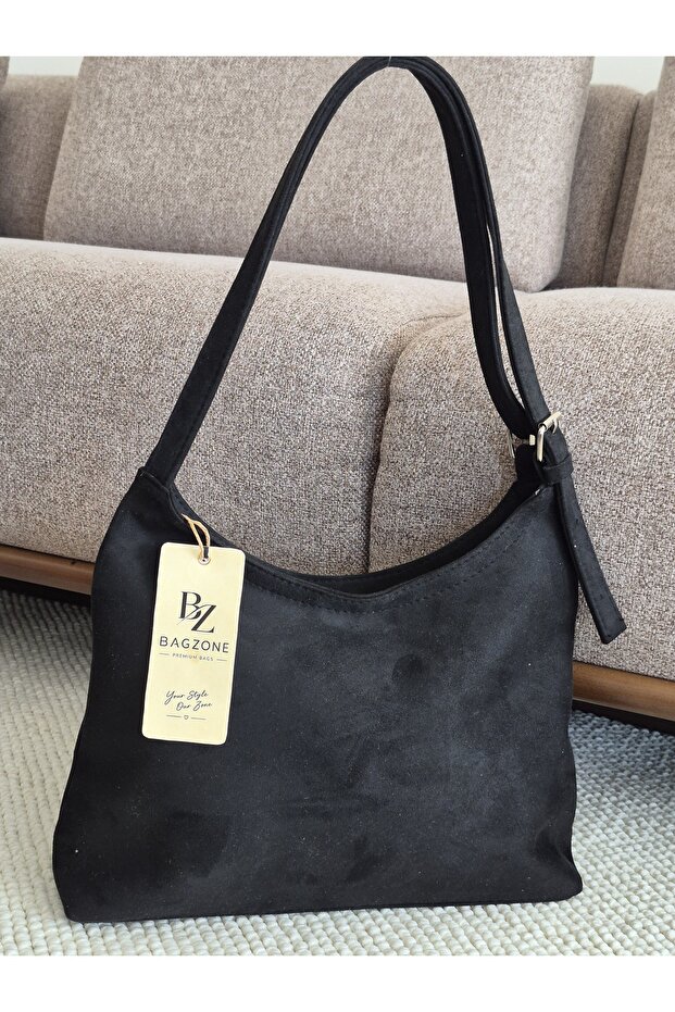 Double Handle Nubuck Casual Bag