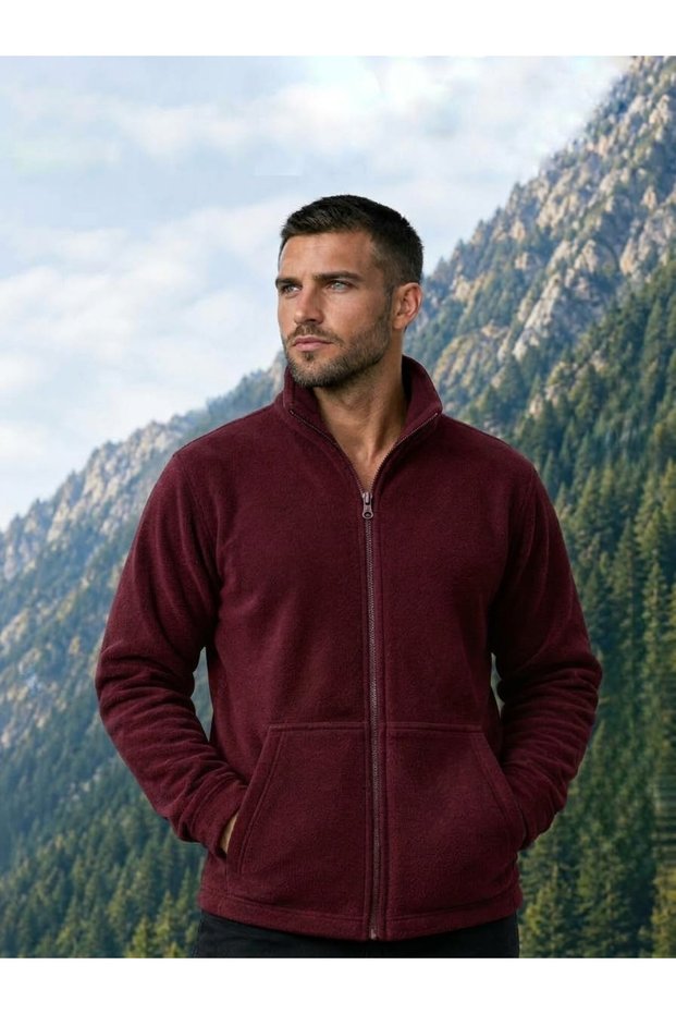 Men's Winter Outdor Fleece with Zipper Pockets