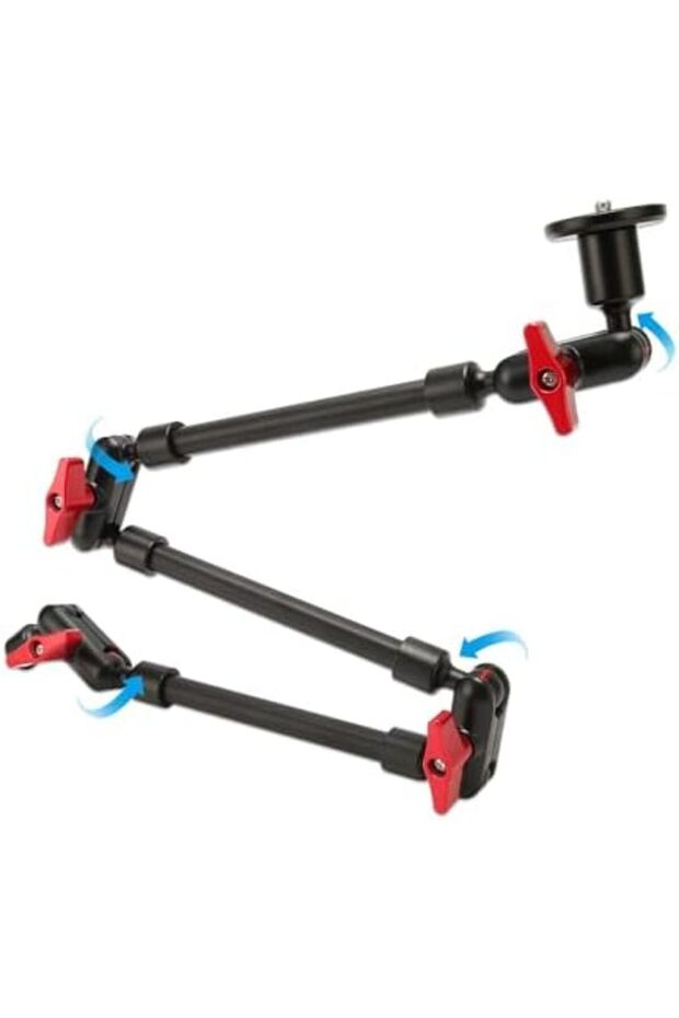 31/78.7cm Adjustable Magic Arm Camera Mount, Articulating Arm Friction Magic Arm Camera Mount Clamp